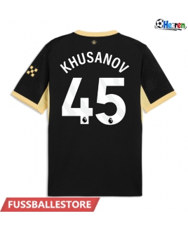 Günstige Manchester City Abdukodir Khusanov #45 Auswärtstrikot 2026-27 Kurzarm